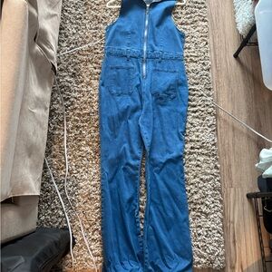 Denim Blue Jumpsuit